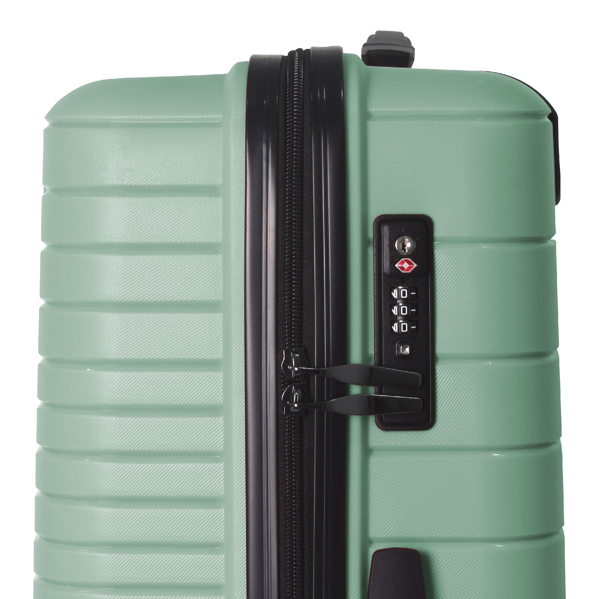 Luggage Set 3 Piece, PP Hardshell Carry On Suitcase With Spinner Wheels & TSA Lock, Lightweight Suitcases For Business, Trip, (20"/24"/28"), Green_voghion.com